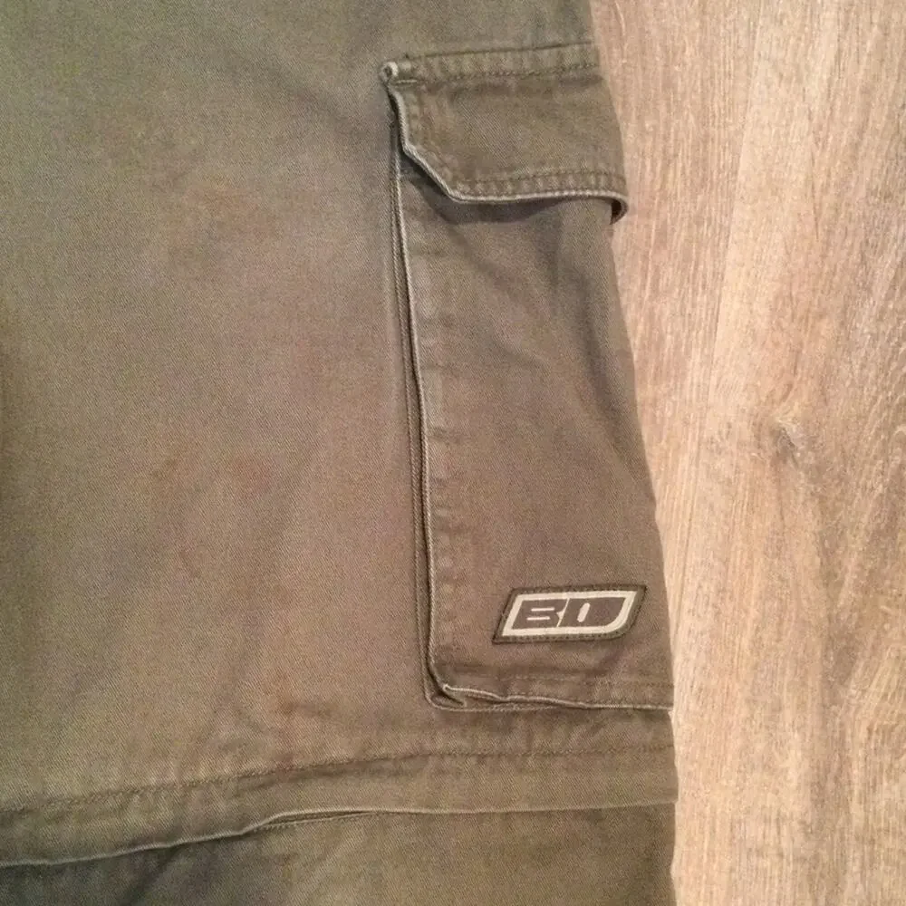 Vintage Y2K Breakdown wide leg skater convertible cargo pants 30